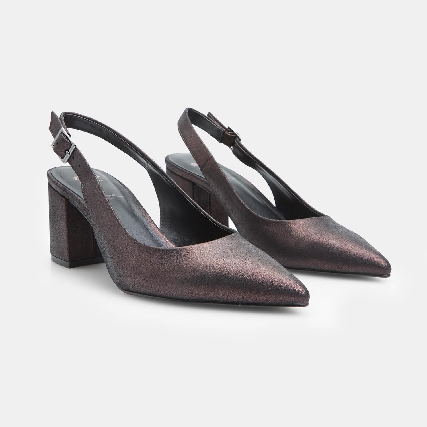 Bata Slingback cuir femme escarpins à talons