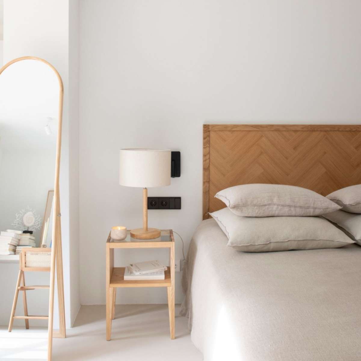 Andrea House tête de lit chêne 160 cm bois