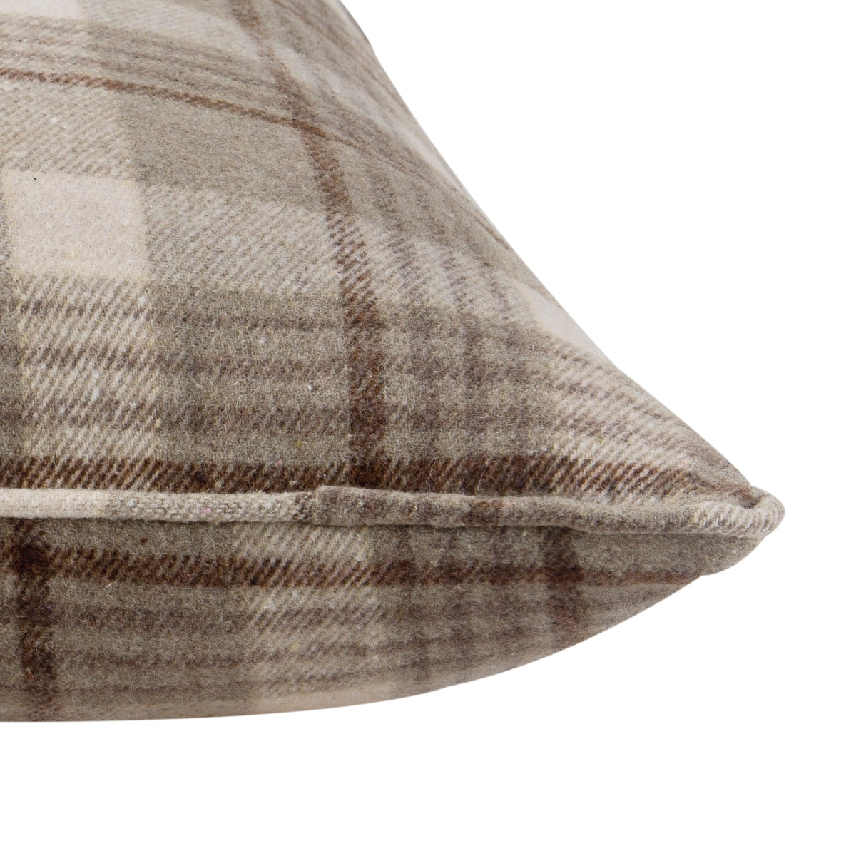 Andrea House Textile coussin carreaux gris Toulouse 50x50