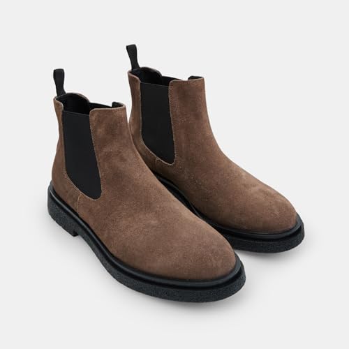 Bata Bottines boot homme daim taupe 40 EU élastiques