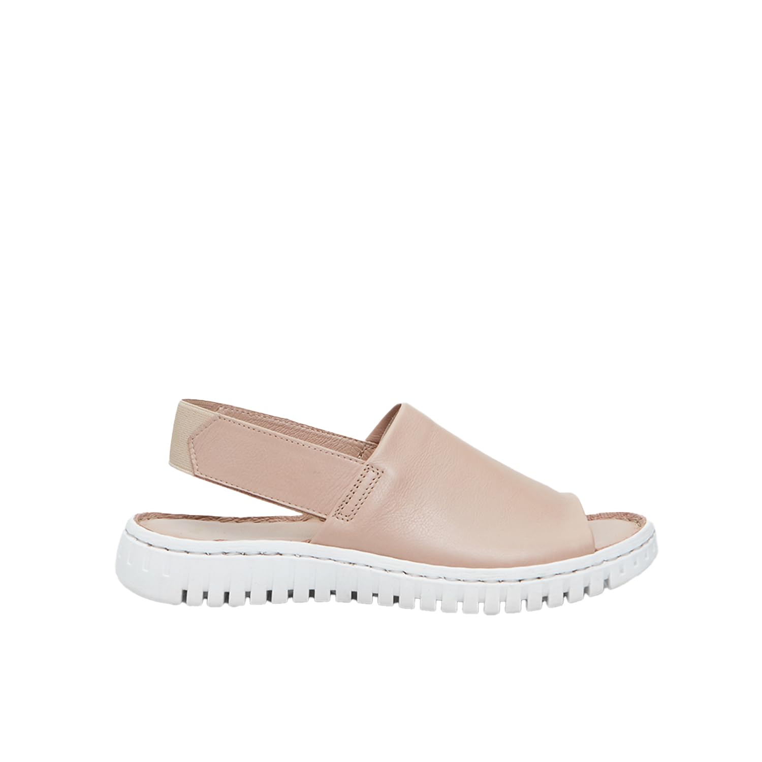 Bata Sandales femme cuir maxi bande