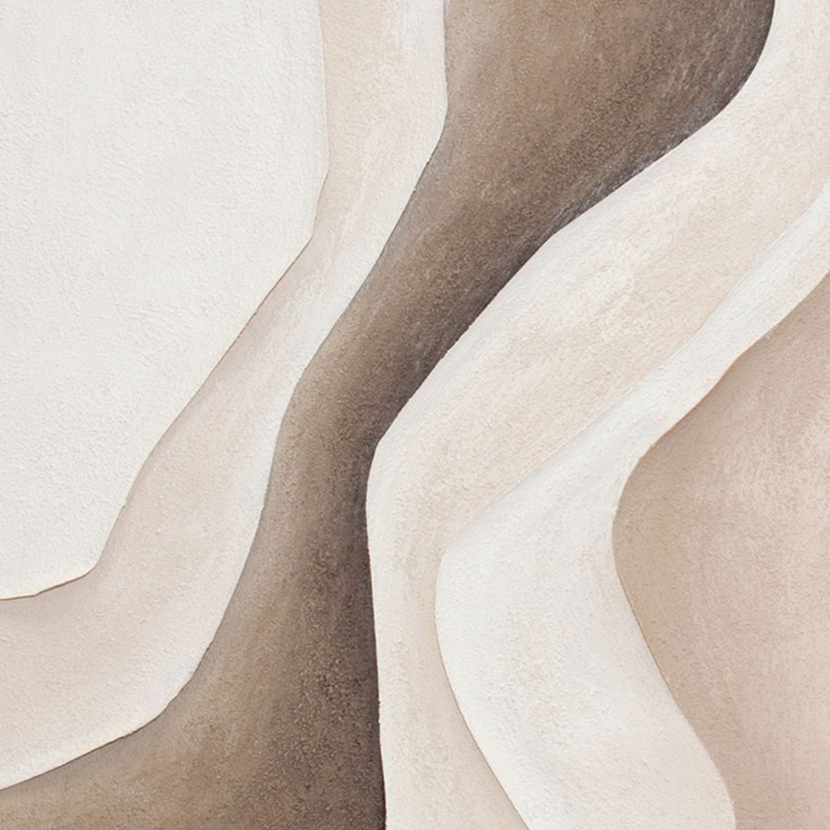 Andrea House Sahara tableau abstrait beige 80x100 cm