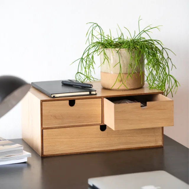 Andrea House organiseur bureau bois