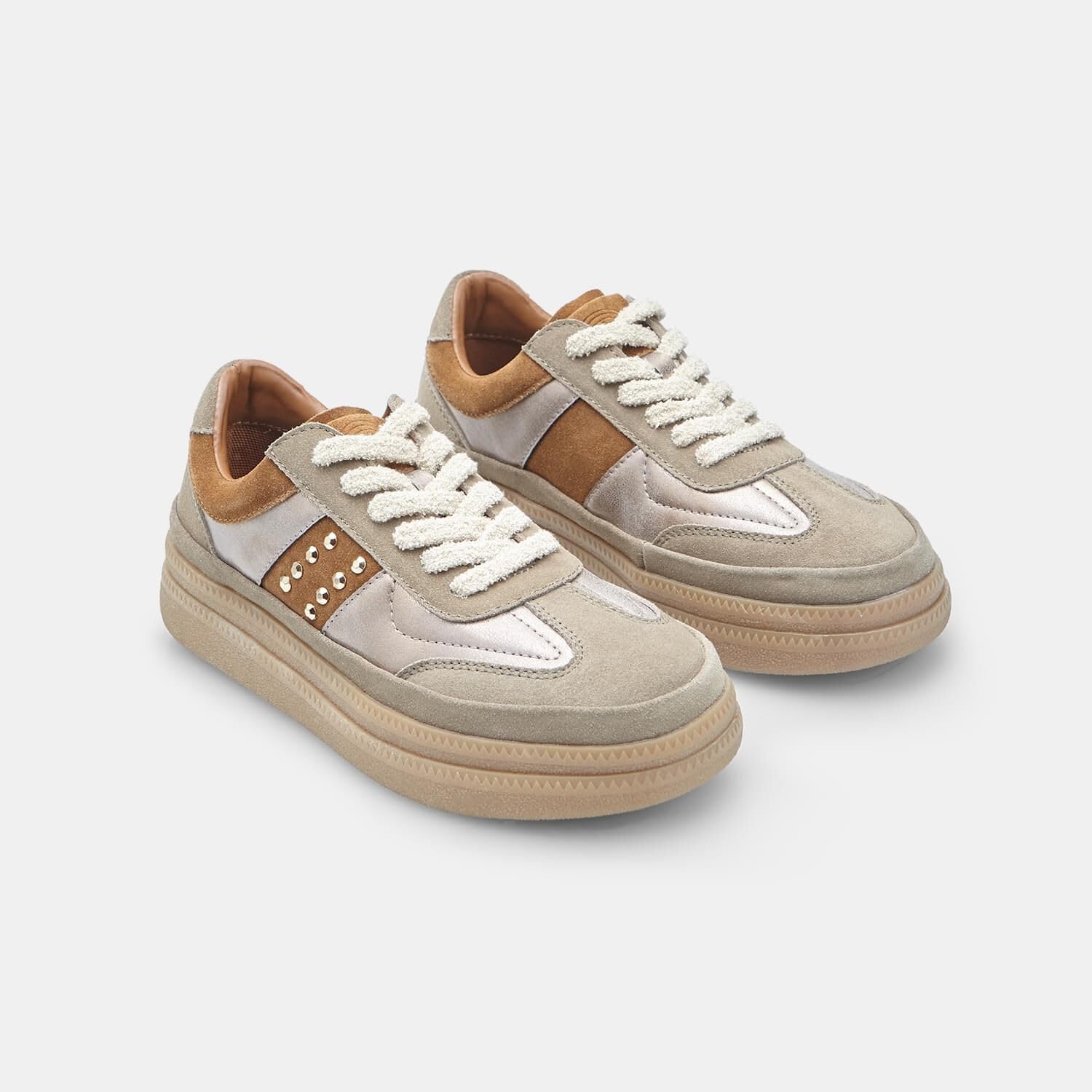 Bata Sneakers femme sneaker daim Tan
