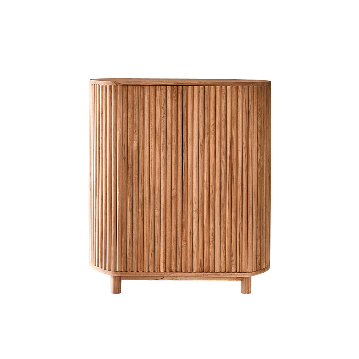 Berah Getah Coline buffet teck massif 90 cm 2 portes