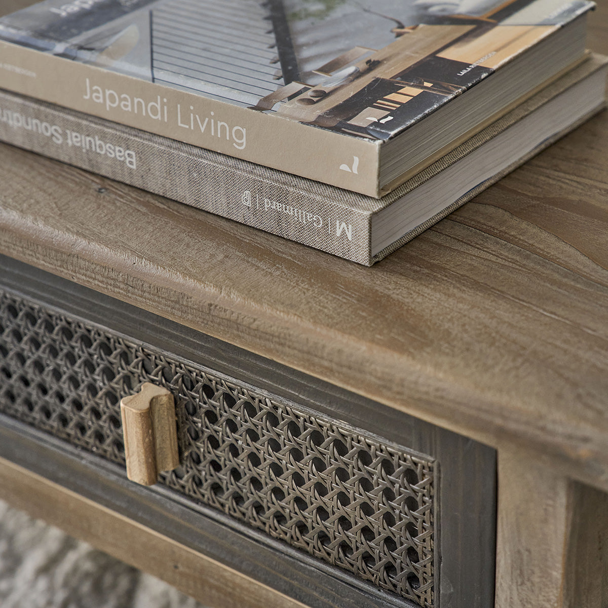 Berah Getah Junko table basse pin recyclé 110 cm