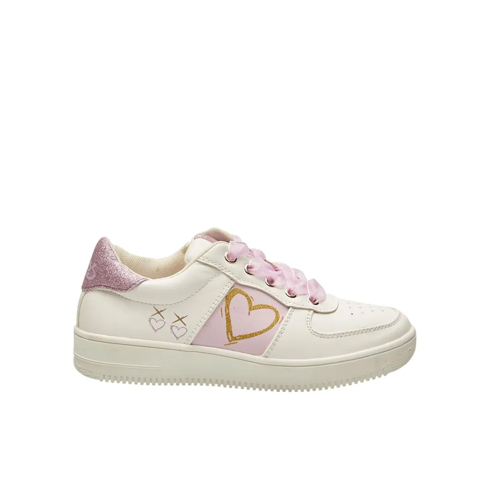 Bata Sneakers fille double lacet confort ville