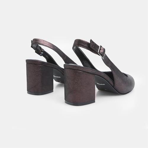 Bata Slingback cuir femme escarpins à talons