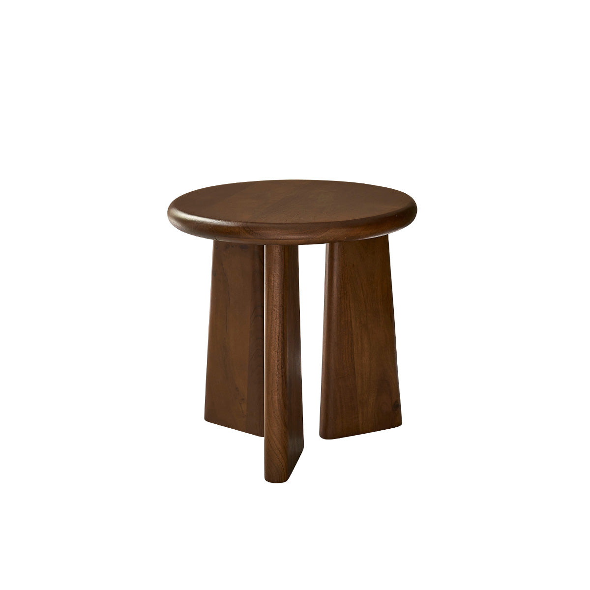 Berah Getah Anna table appoint ronde acacia 3 pieds