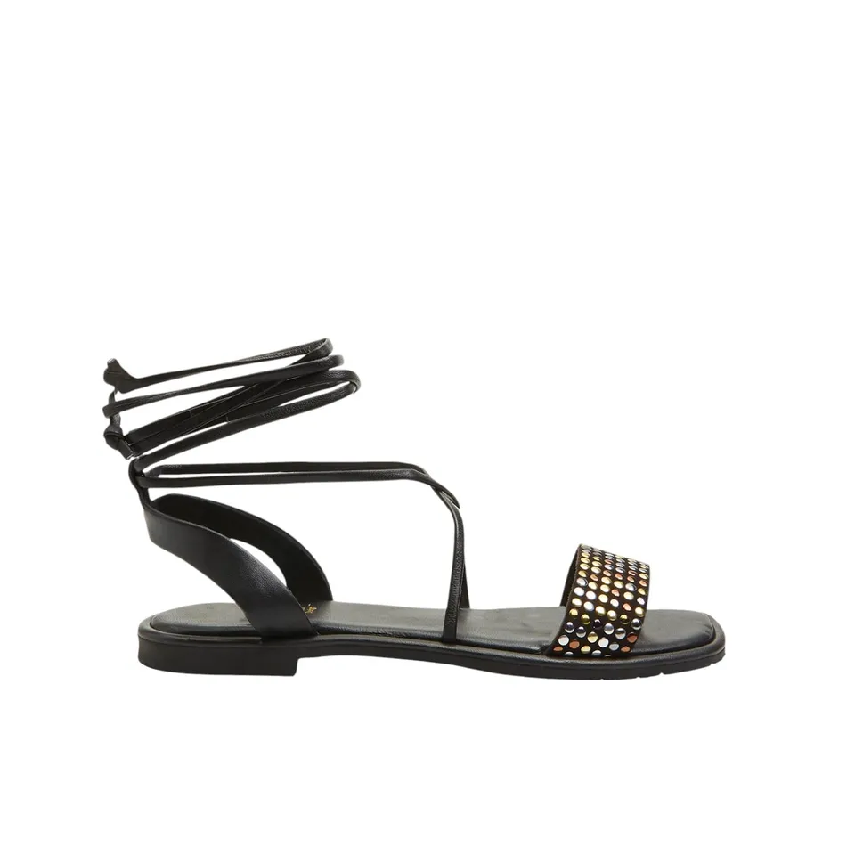 Bata Sandales Cuir Femme Plates Été Ville