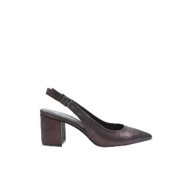 Bata Slingback cuir femme escarpins à talons