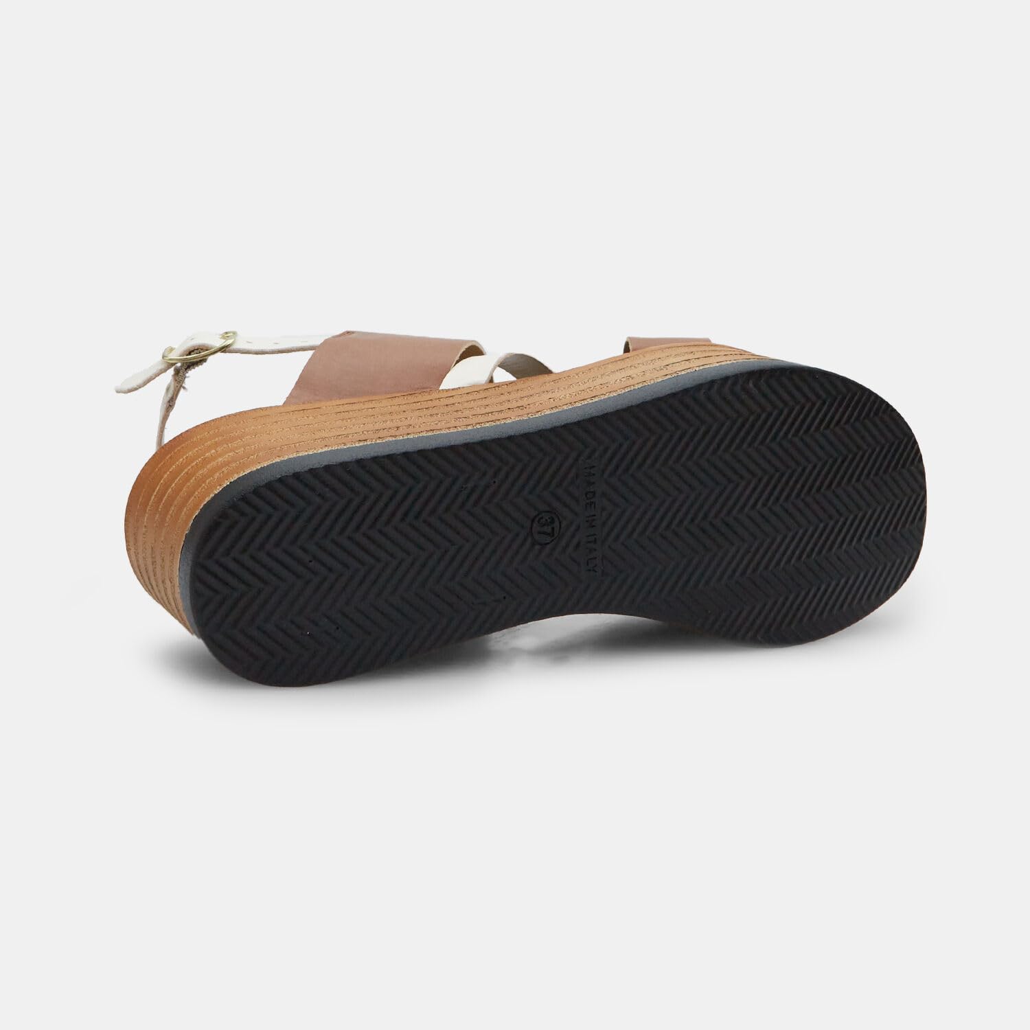 Bata Sandales Cuir Femme Plateforme 6,5 cm Chic