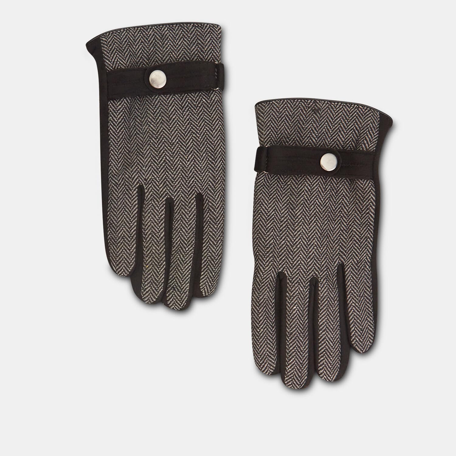 Bata Gants Homme Hiver avec Bracelet, Gants Chauds