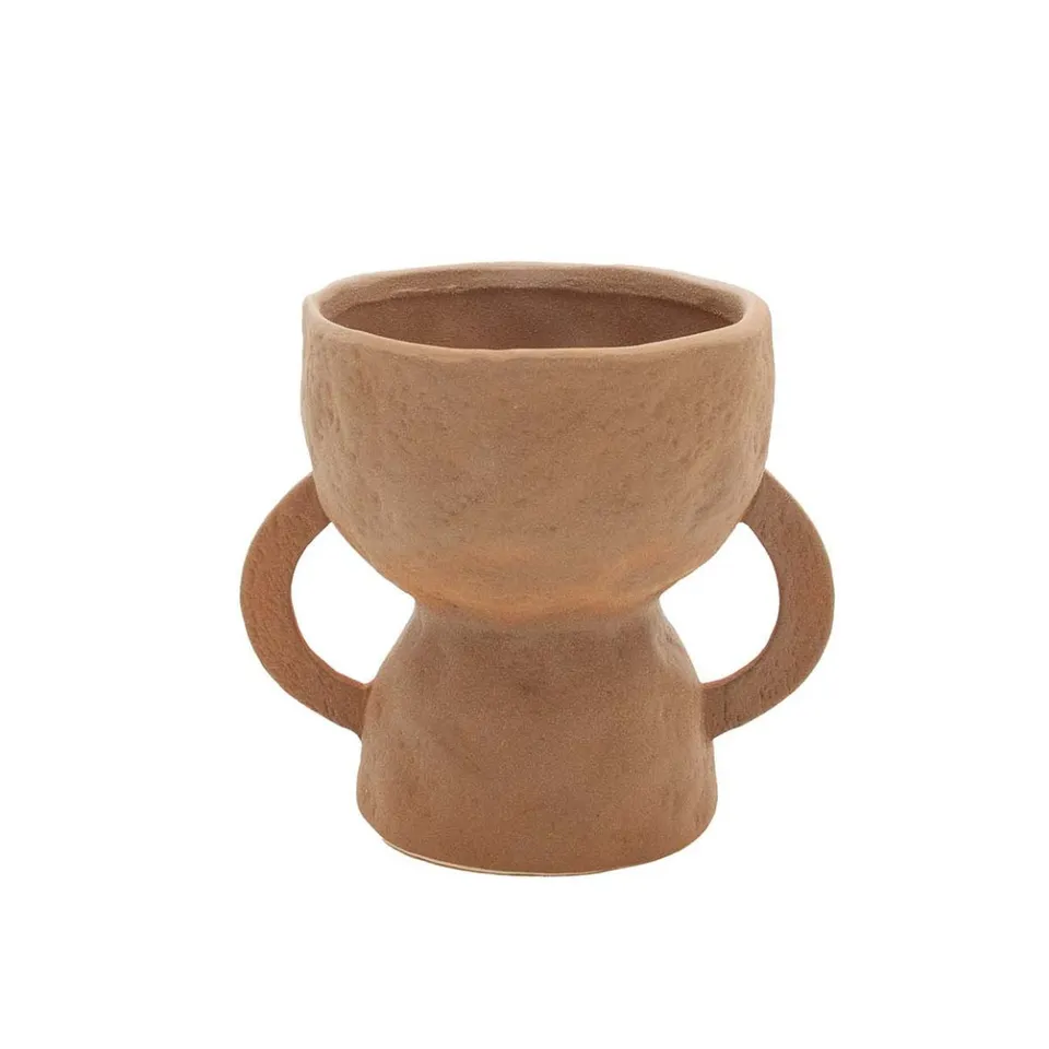 Andrea House Migori vase céramique marron trophée