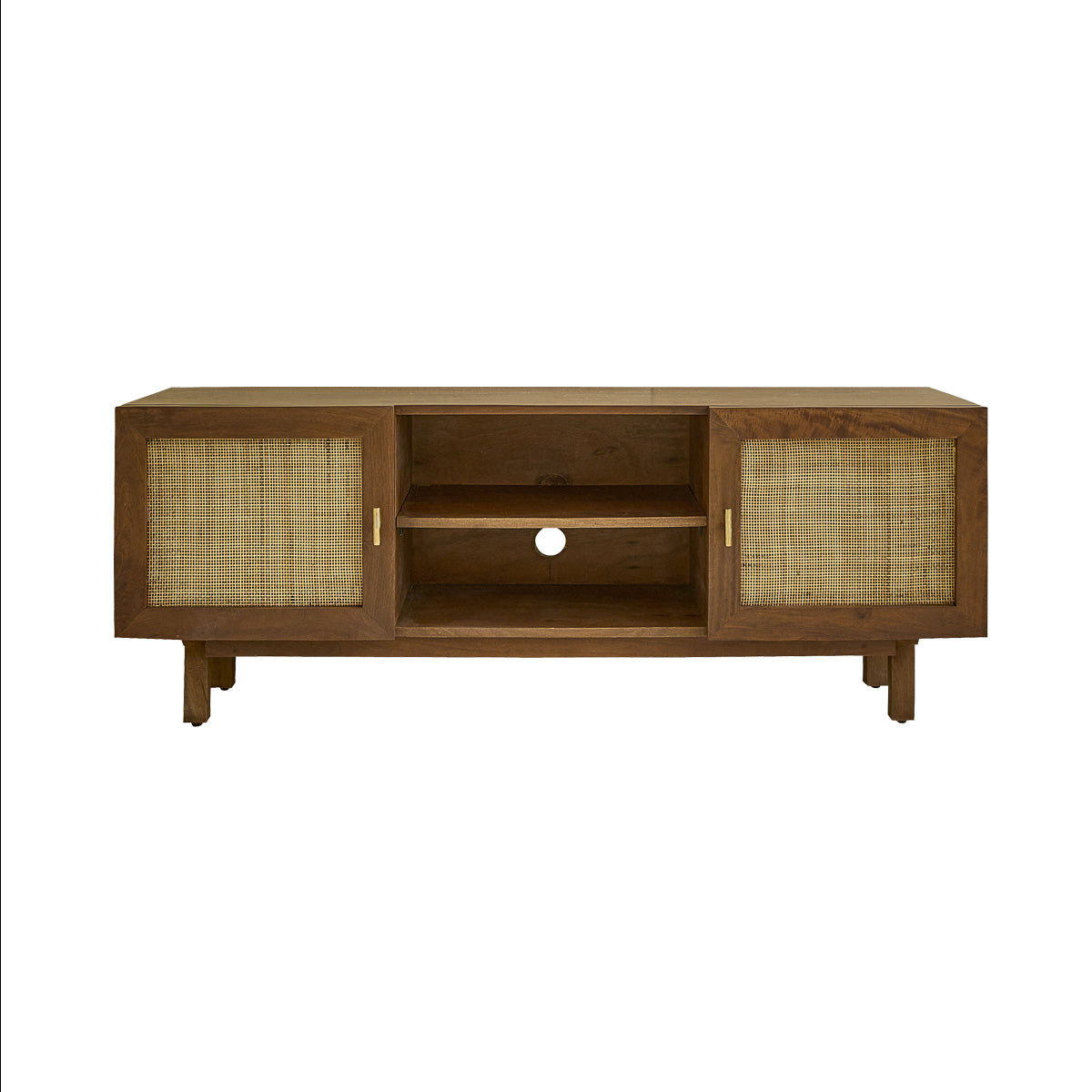 Berah Getah Raphael meuble TV manguier noyer 140 cm