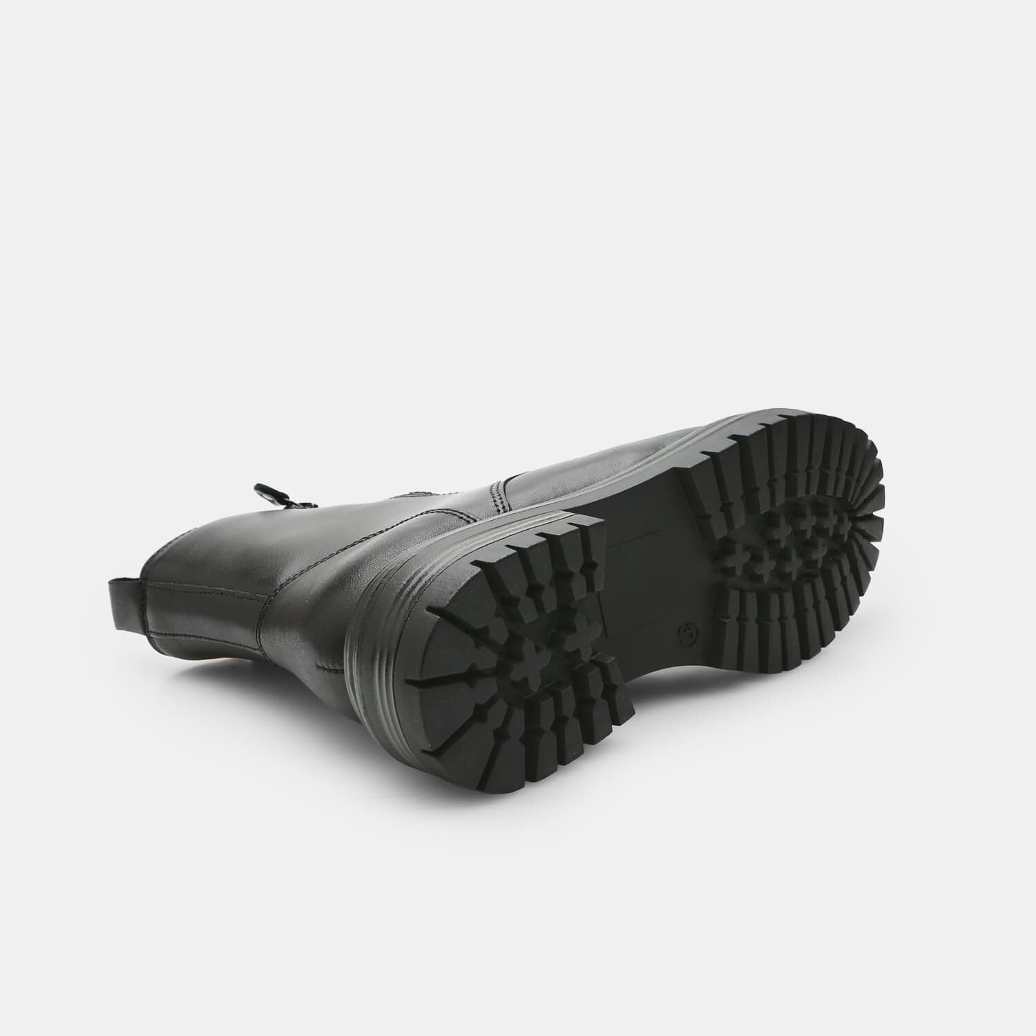 Bata Bottes combat cuir femme robustes
