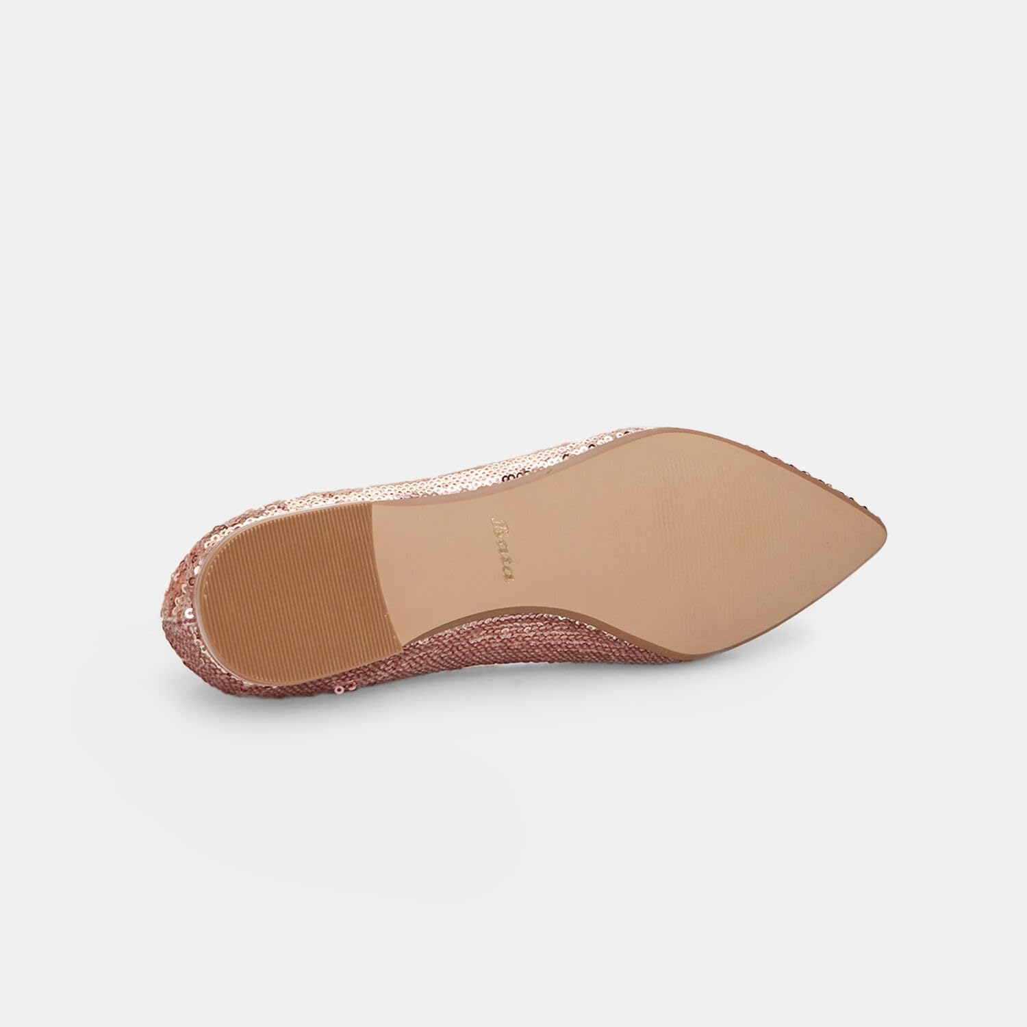 Bata Ballerines paillettes ballerines femme rose 37 EU bout allongé