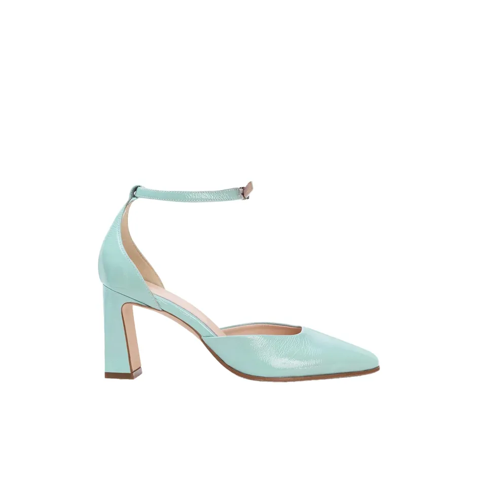 Bata Escarpins femme cuir talon 8 cm bride