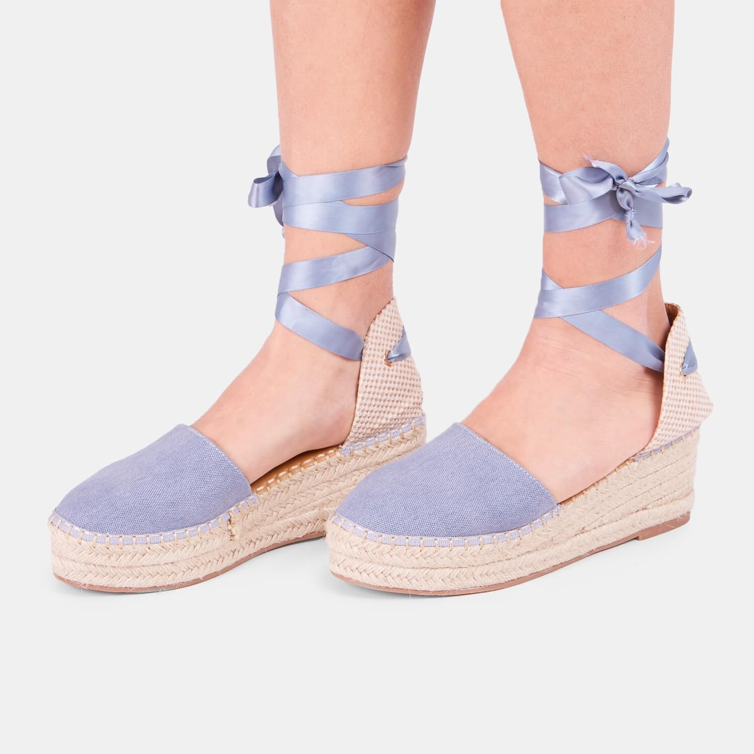 Bata espadrilles femme compensée 6 cm beige élégant