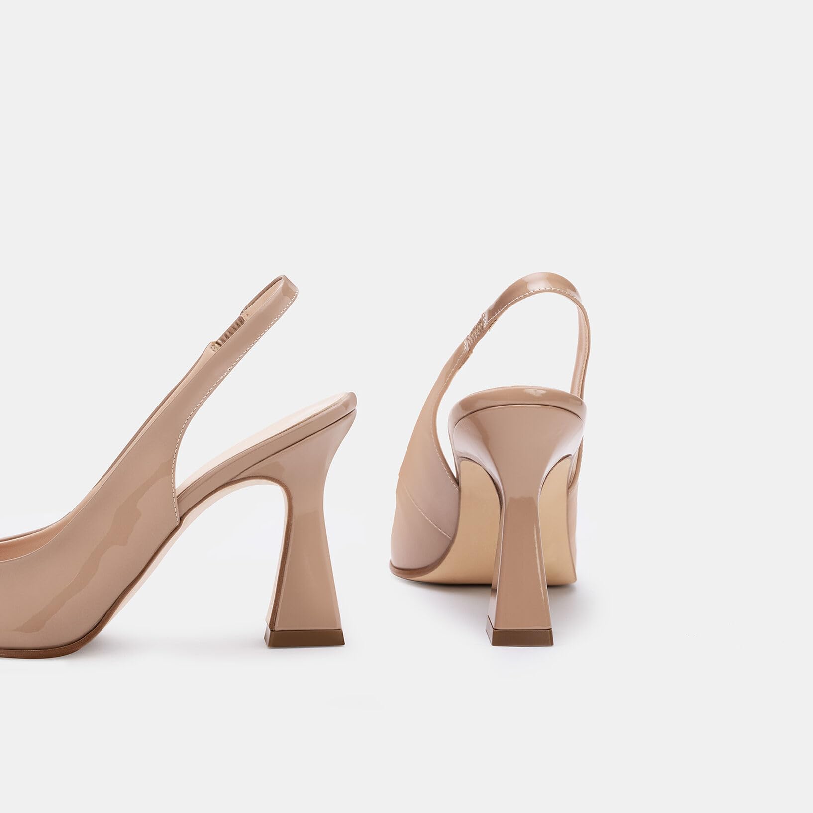 Bata slingbacks cuir femme talon 10 cm bride