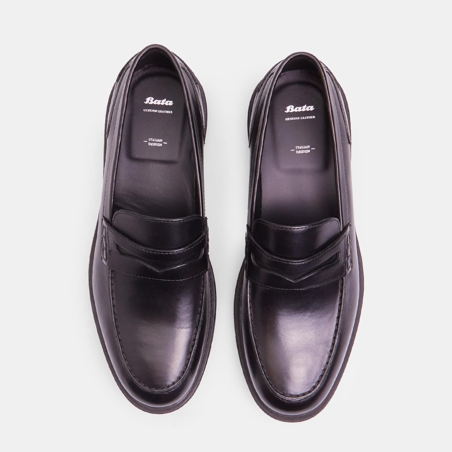 Bata Mocassins cuir homme semelle track mocassins 44 EU