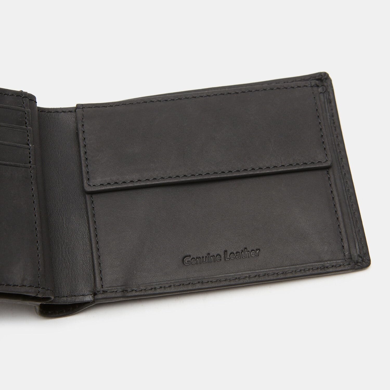 Bata Portefeuilles portefeuille cuir noir plat