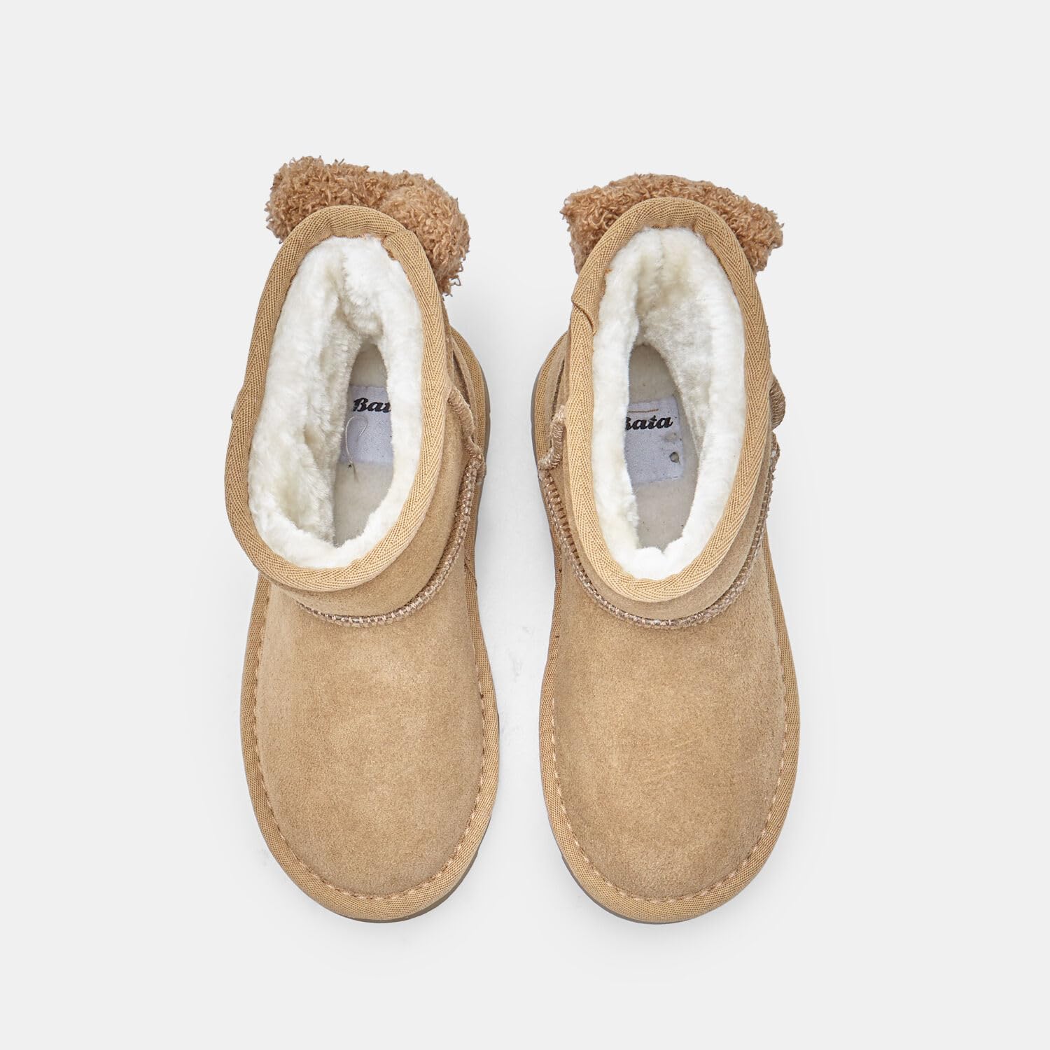 Bata Bottine fille fourrure chaude fourrée confortable hiver