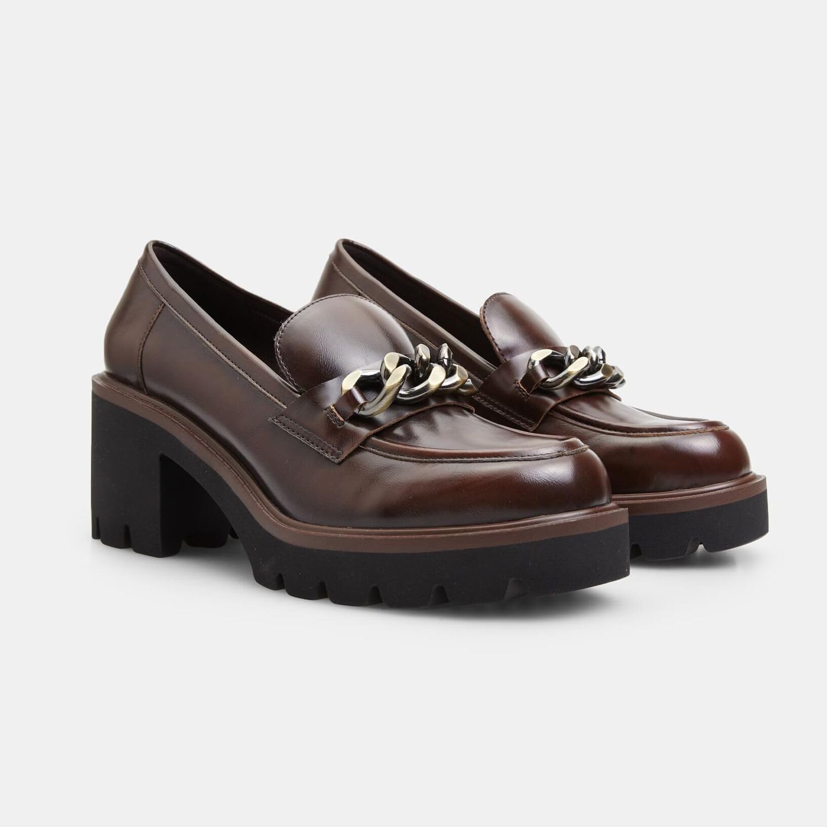 Bata mocassins femme à talon ville chic