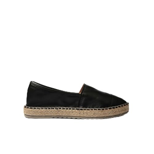 Bata Espadrilles femme cuir plat confort quotidien