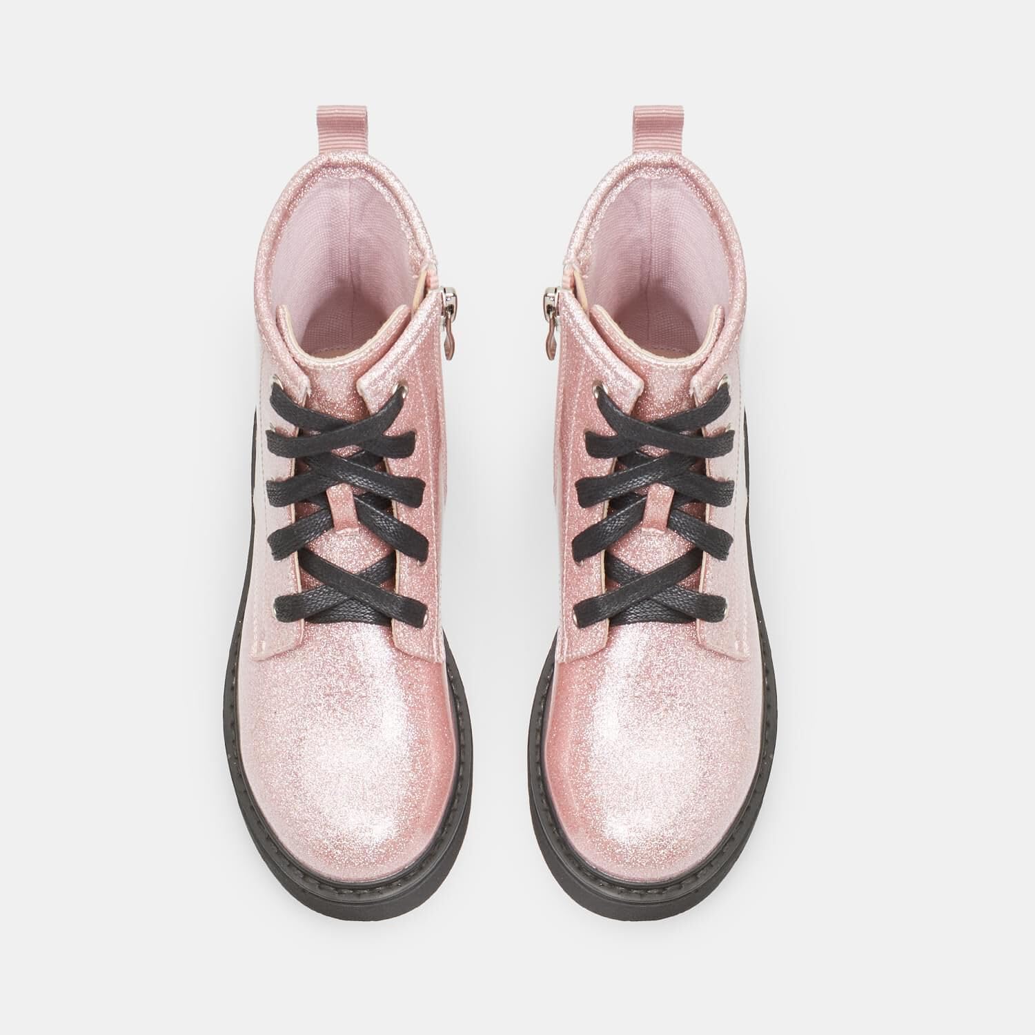 Bata bottines fille lurex paillettes zip TPR