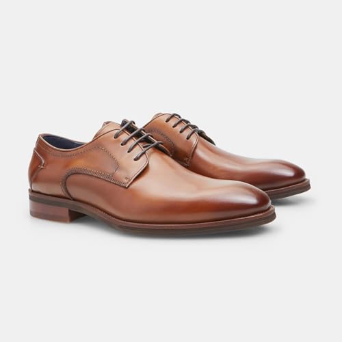 Bata Derby cuir homme lacets bureau