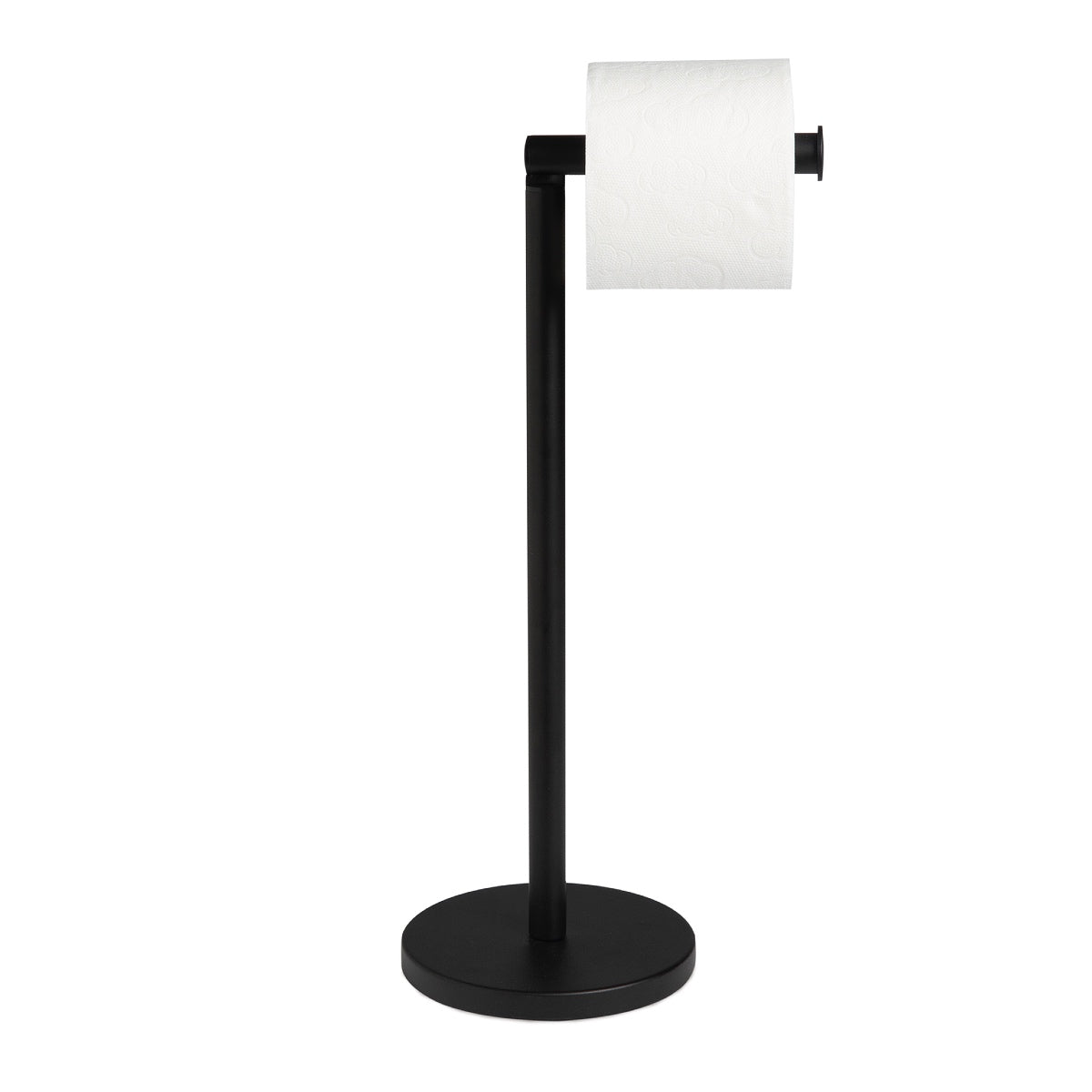 Andrea House porte-rouleau WC métal noir