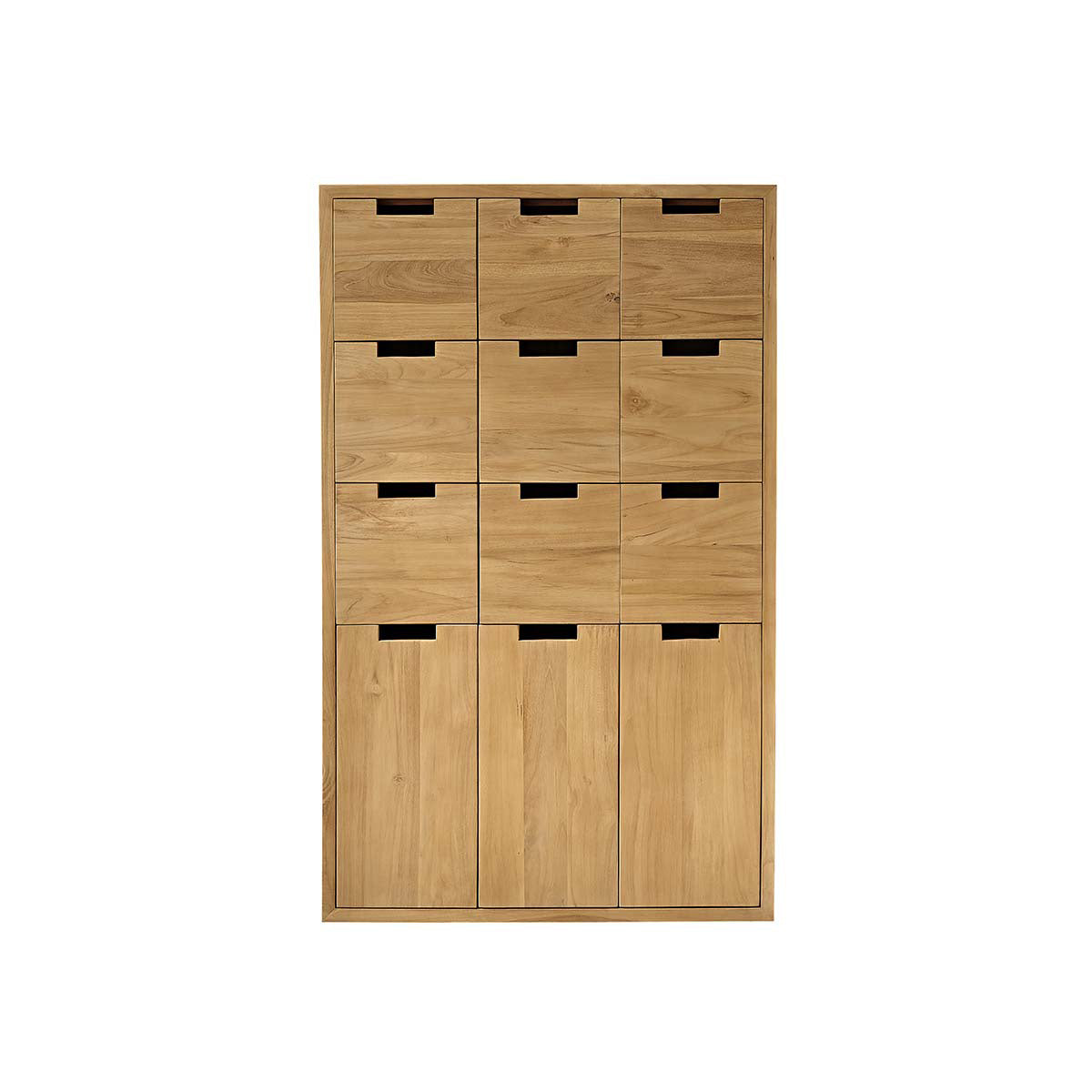 Berah Getah Aldo armoire d'entrée 80 cm en teck massif