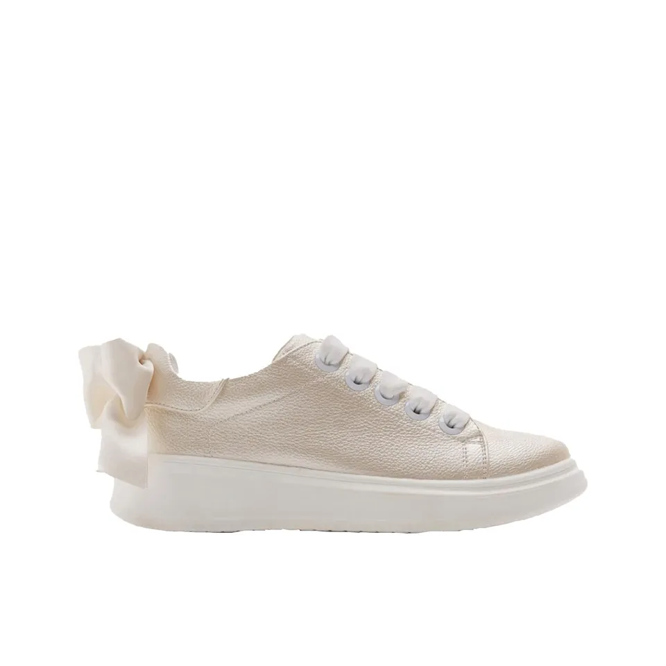 Bata Sneakers fille à nœud basket zip