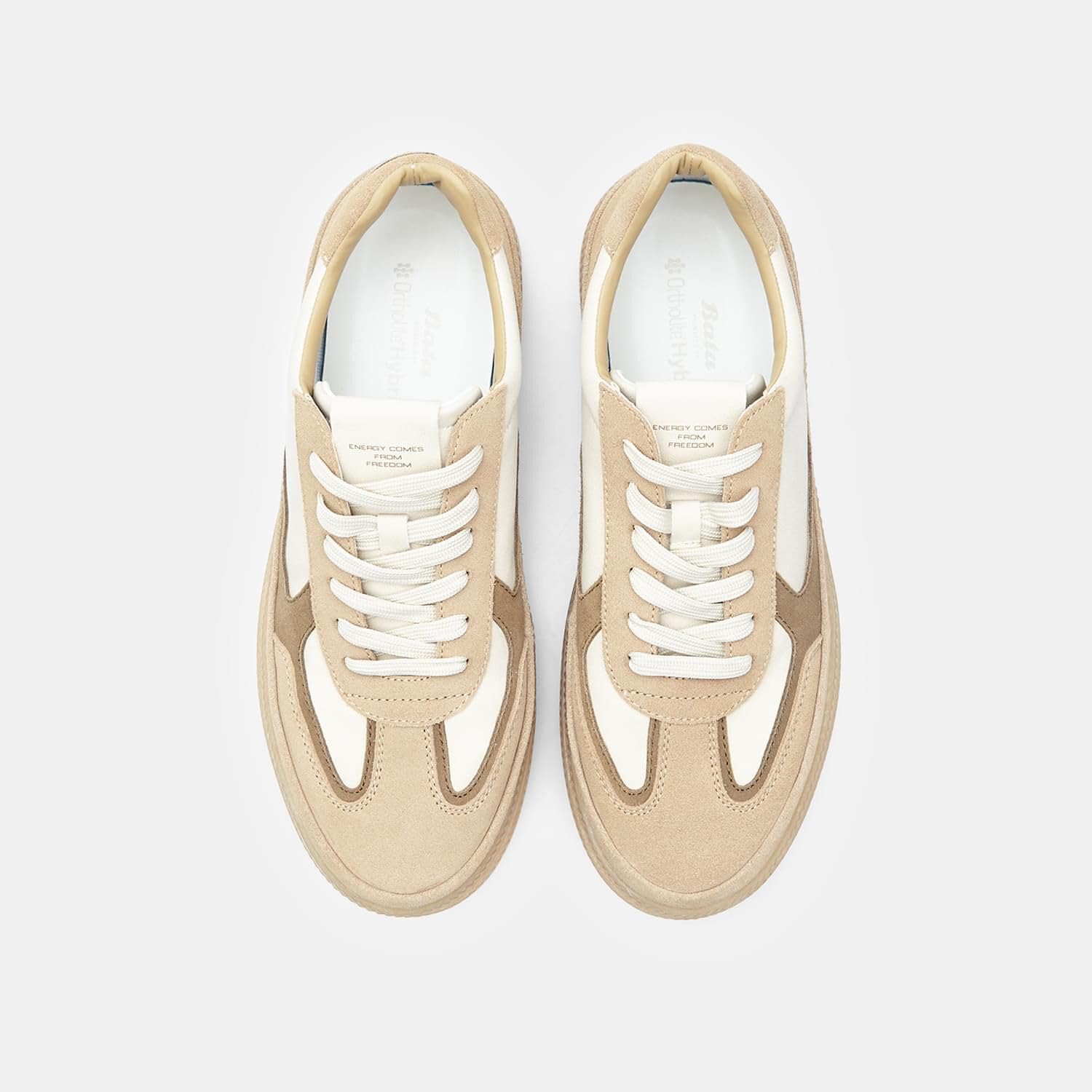 Bata Sneakers daim homme beige 40 EU décontractées