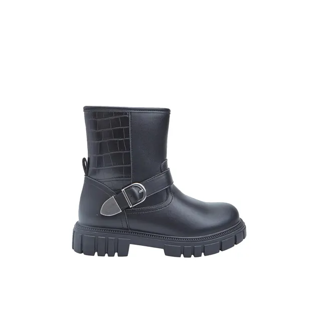 Bata Bottine fille 33 EU boucle imprimé crocodile