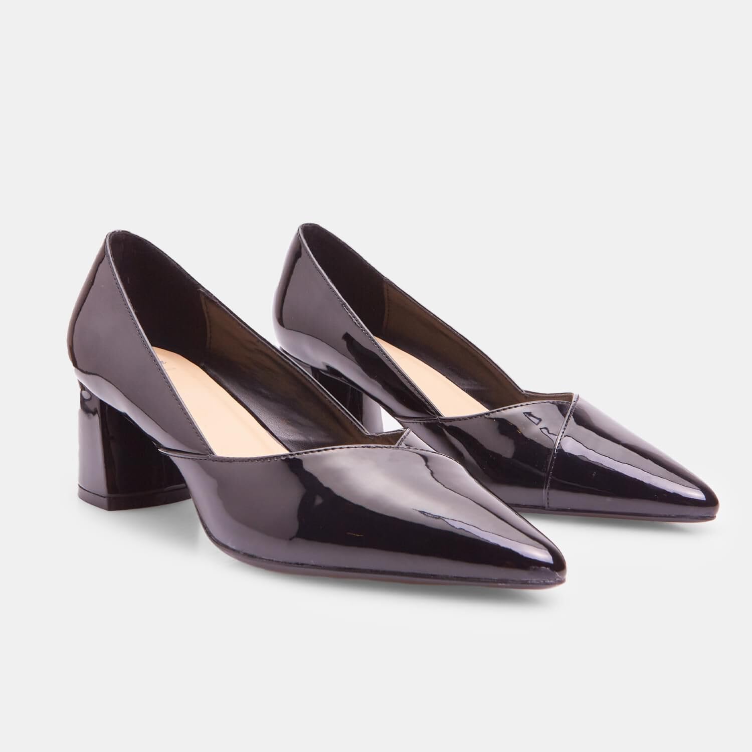 Bata Escarpins vernis femme à talons brillants