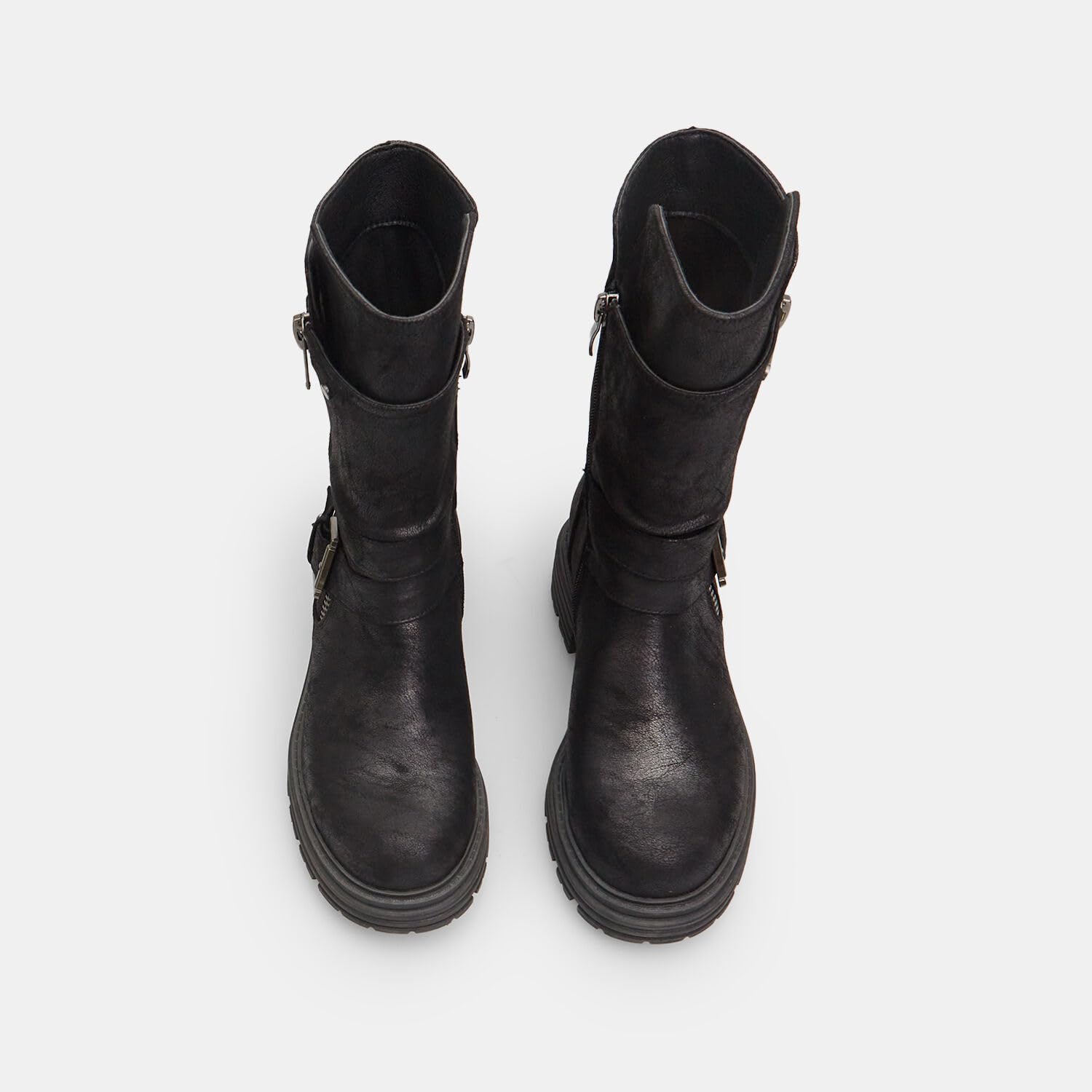 Bata Bottines Motardes Femme Style Motard Ville