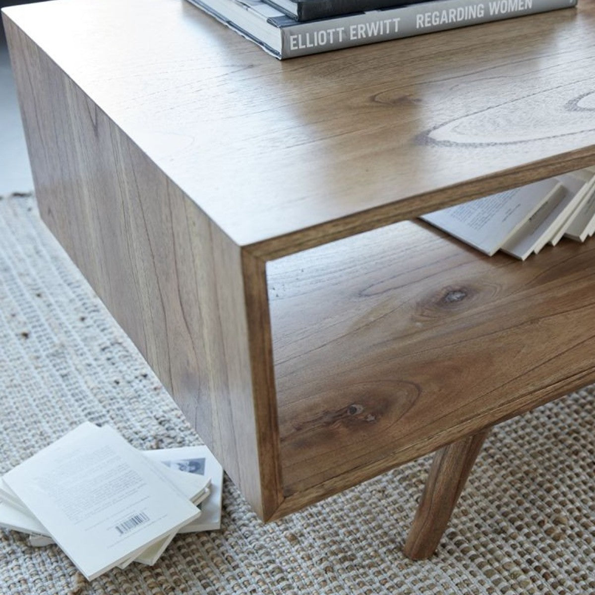 Berah Getah Odda table basse mindi 120 cm scandinave