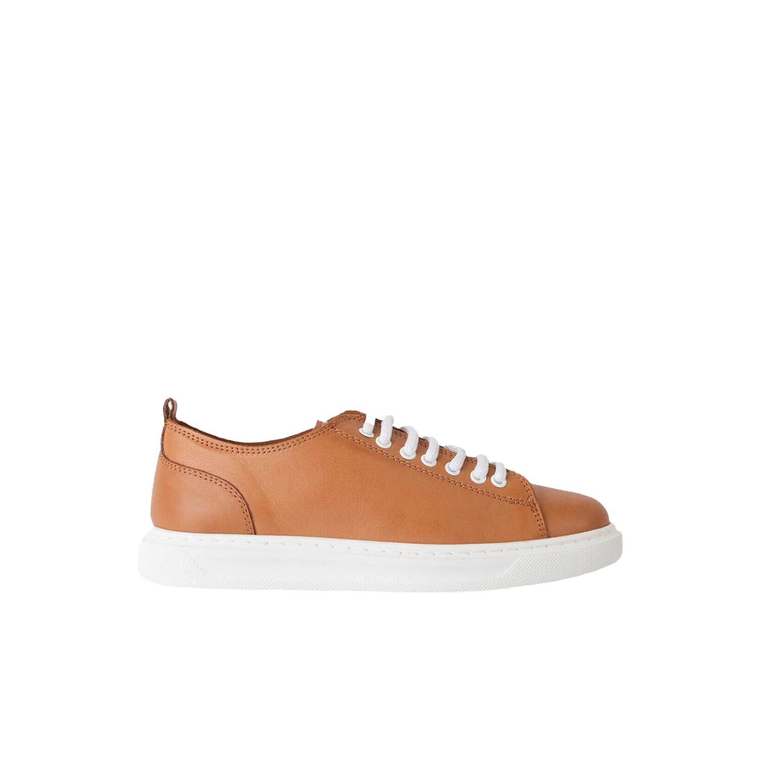 Bata Sneakers femme cuir classique marron confort