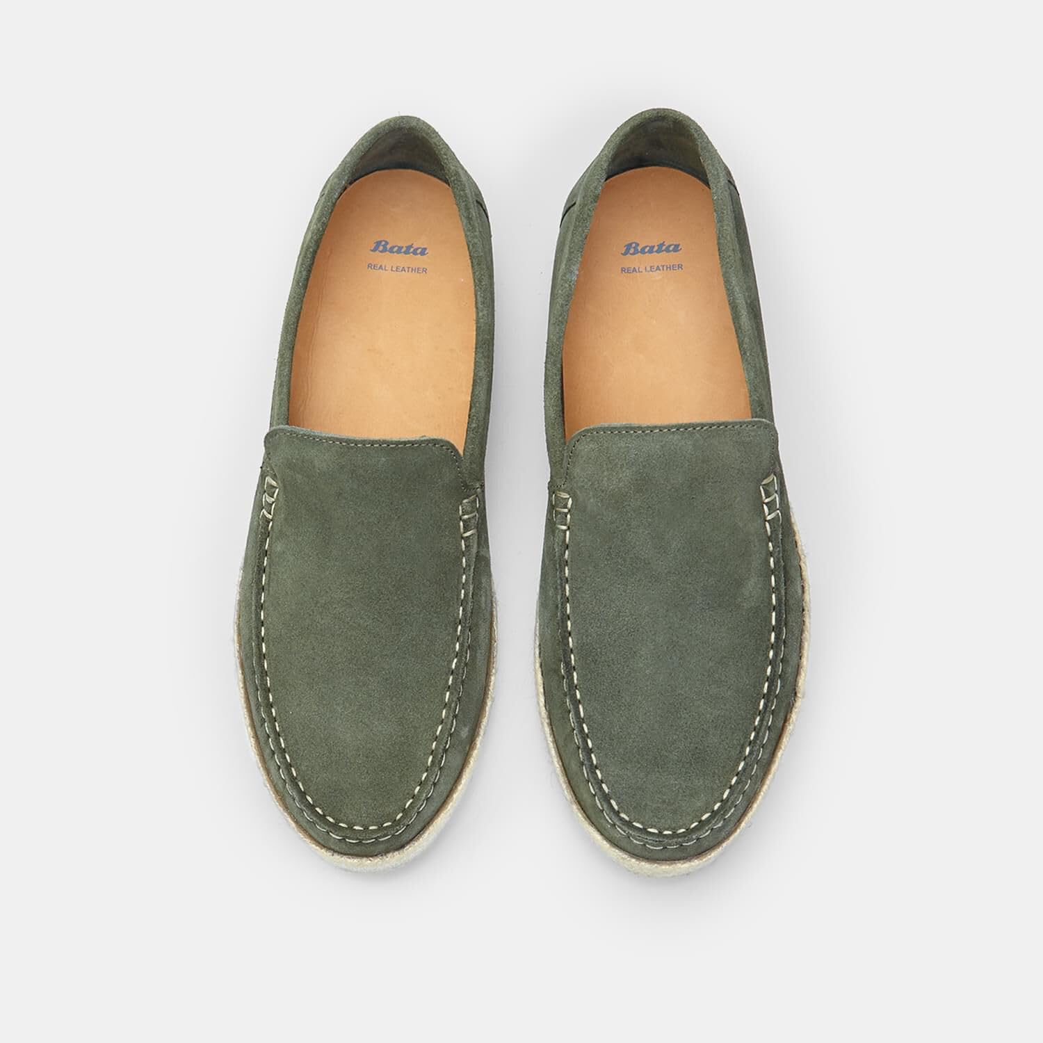 Bata Mocassins homme suède élégants confortables
