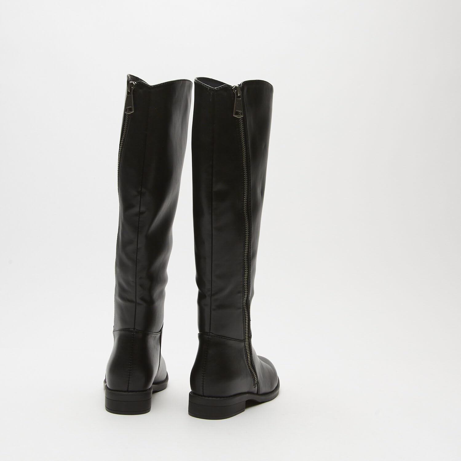 Bata Bottes bottes femme similicuir zip montantes