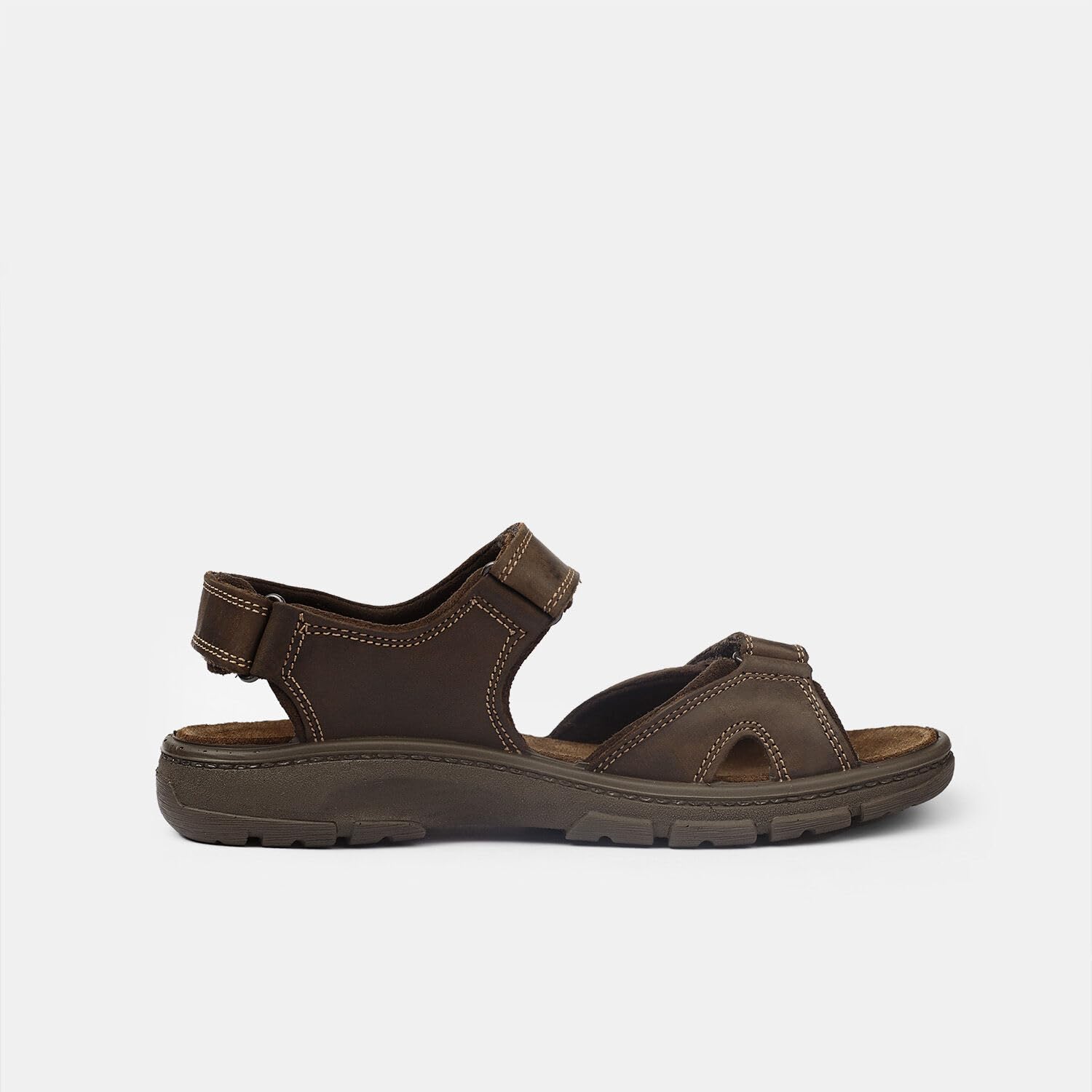Bata Weinbrenner sandales homme nubuck marron