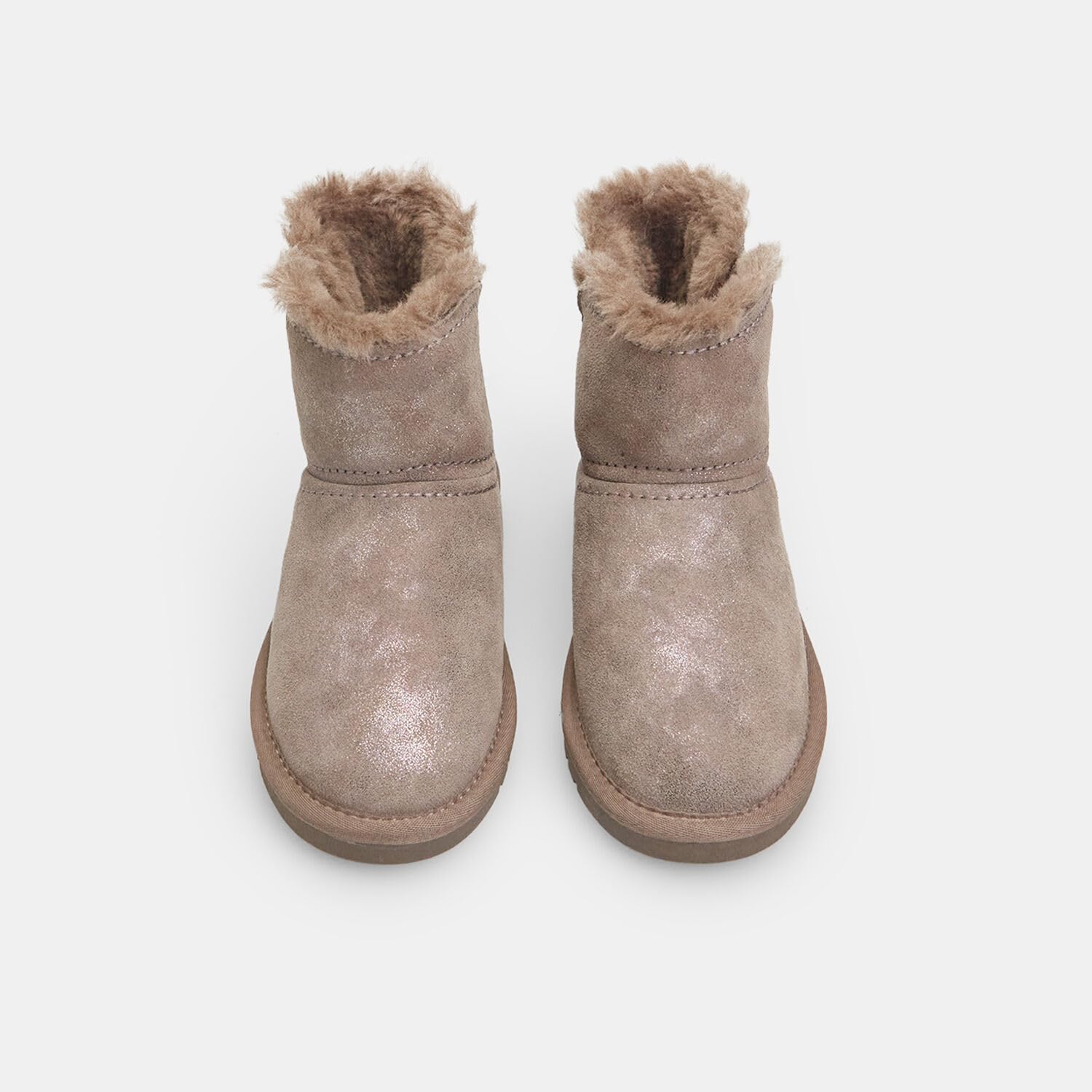 Bata Bottillons fille suède avec nœud