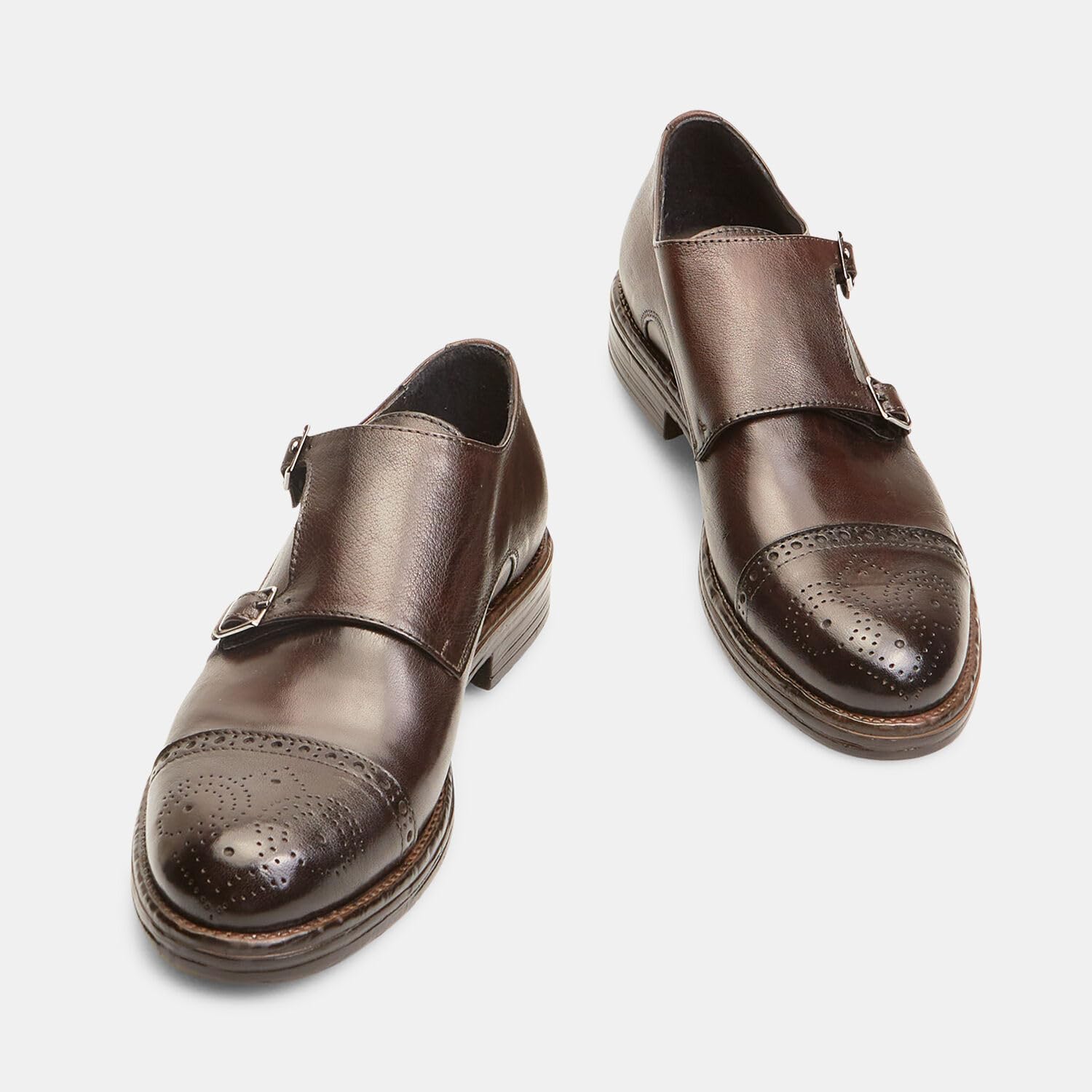 Bata Mocassins homme cuir à boucles