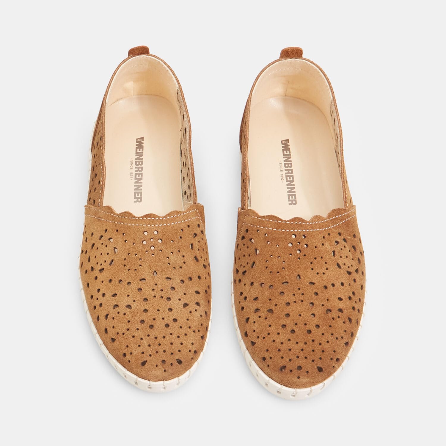 Bata Weinbrenner Mocassins Femme Cuir Velours Ajouré 36 EU