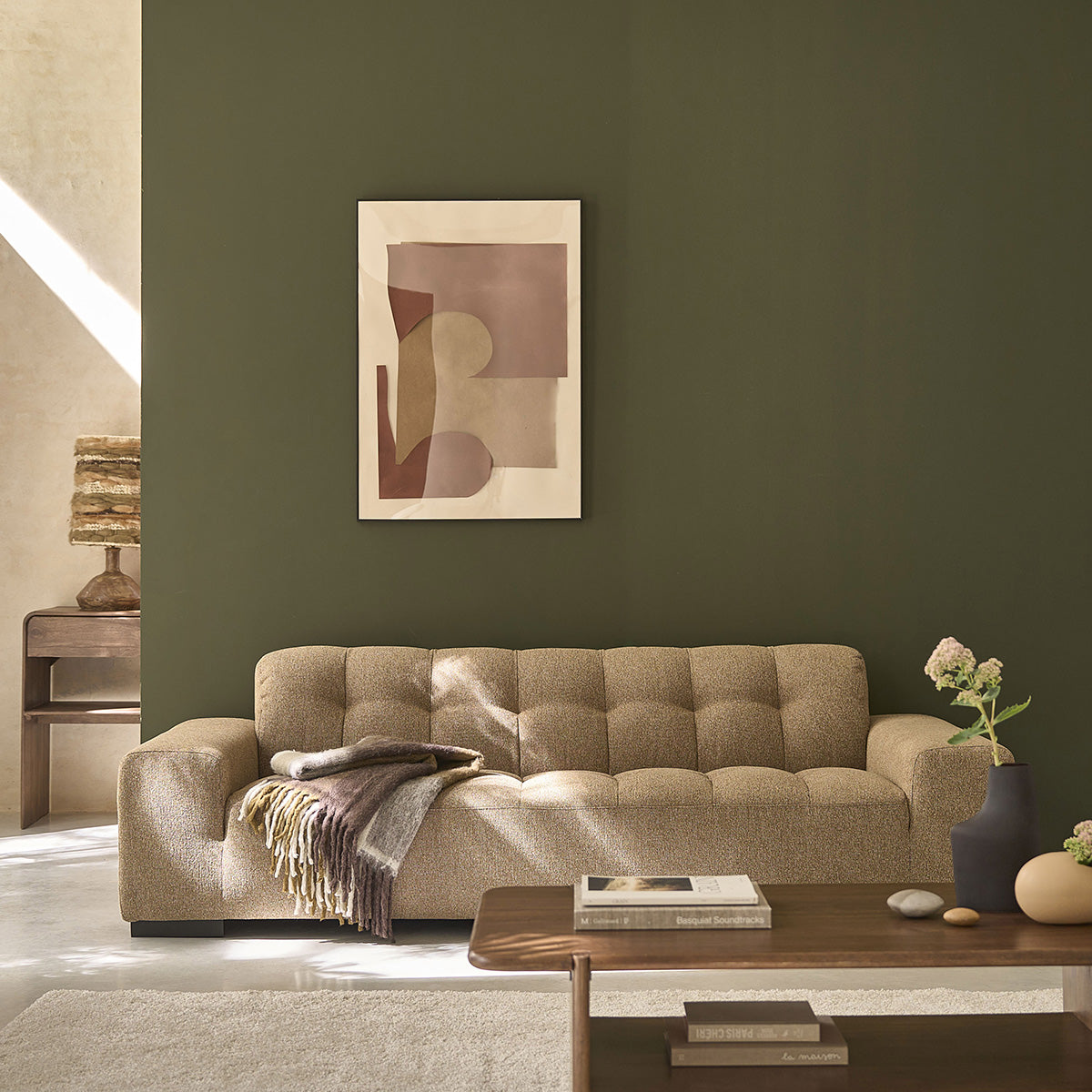 Berah Getah Sofia console manguier massif 120 cm noyer