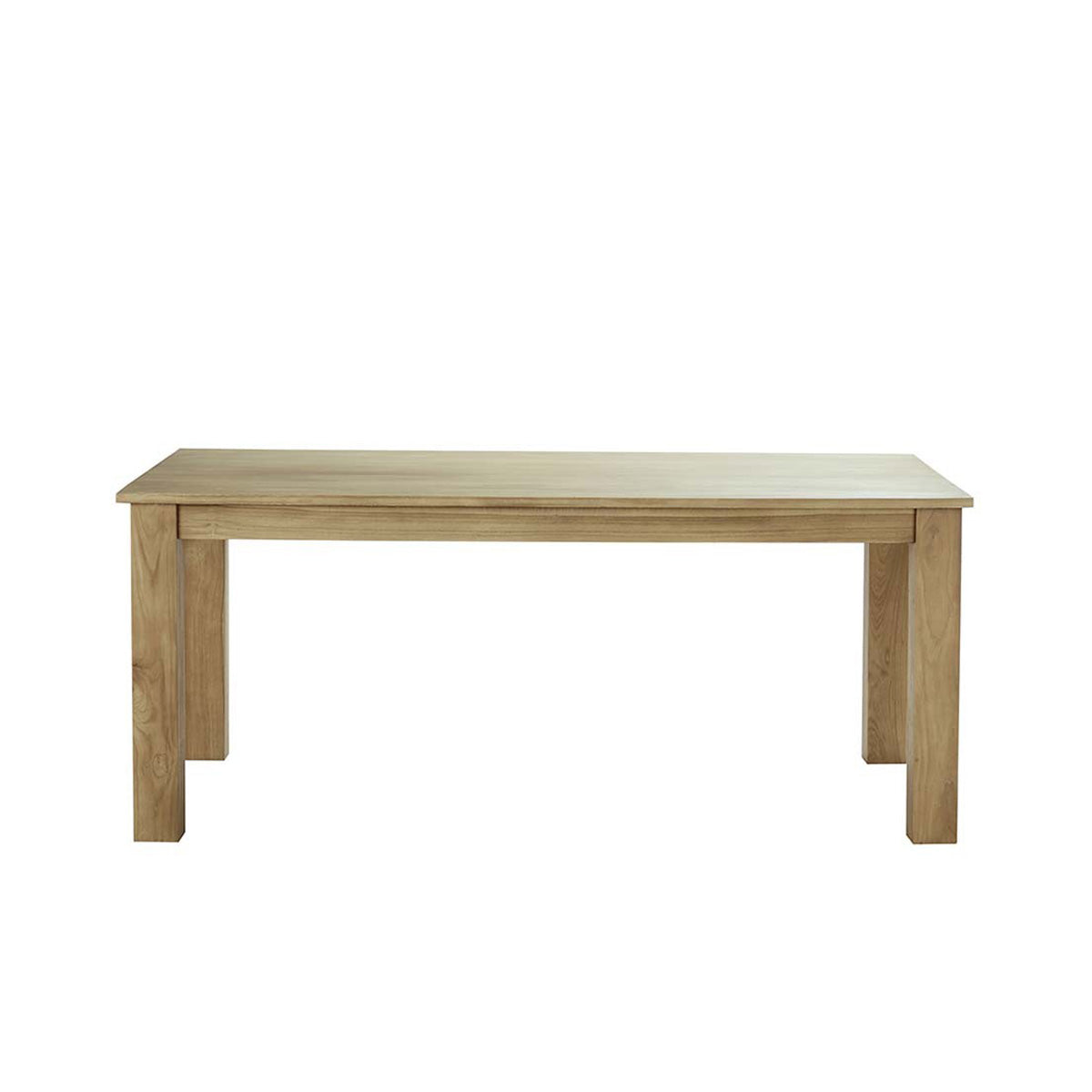Berah Getah Boston Table teck massif 8 pers rectangulaire