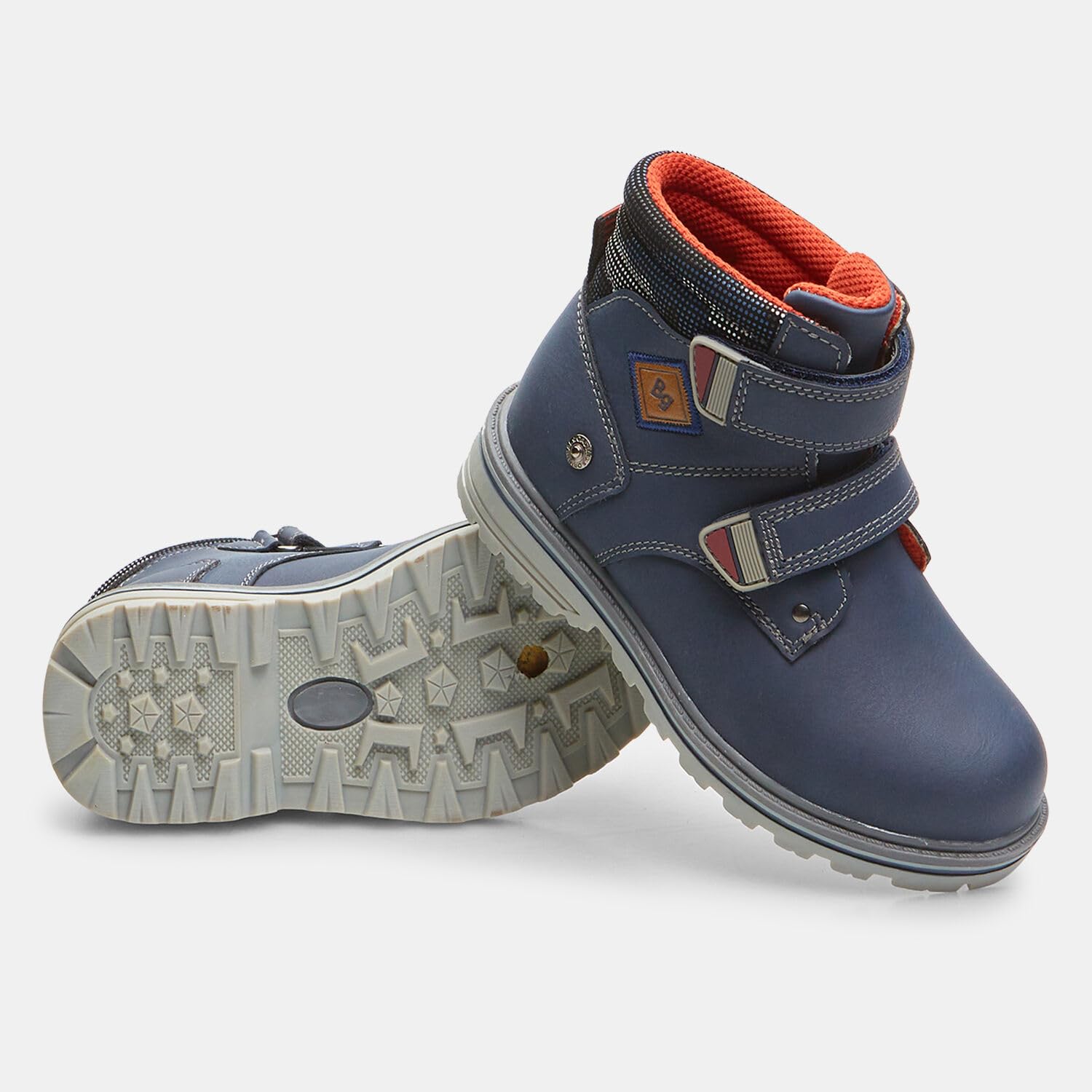 Bata Bottines chaussures montantes garçon velcro