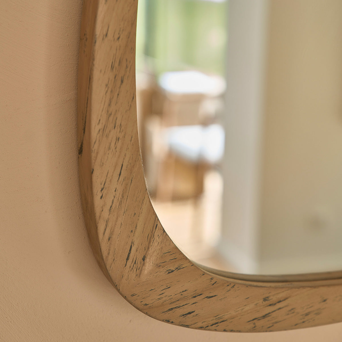 Berah Getah Austin miroir teck recyclé 70 cm